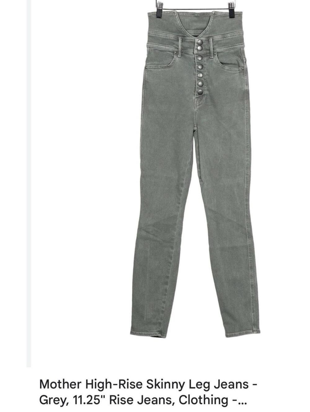 Mother Jeans Mother The Swooned Exposed Snap ankle Sz 23 L 27